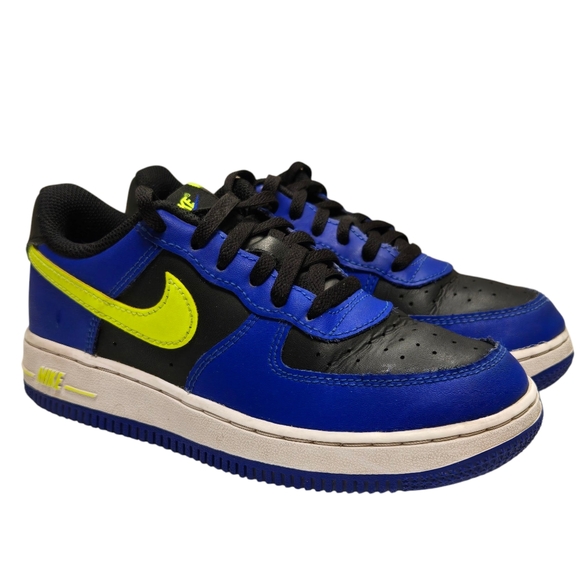 Nike Other - Nike Air Force 1 LV8 1 Racer Blue Volt Green Shoes FD0303-400 Youth Sz 1‎ Youth
